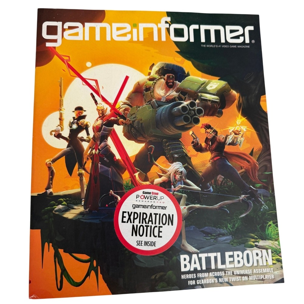 Game Informer Magazine Issue 256 August 2014 Battleborn Gearbox Cover Art